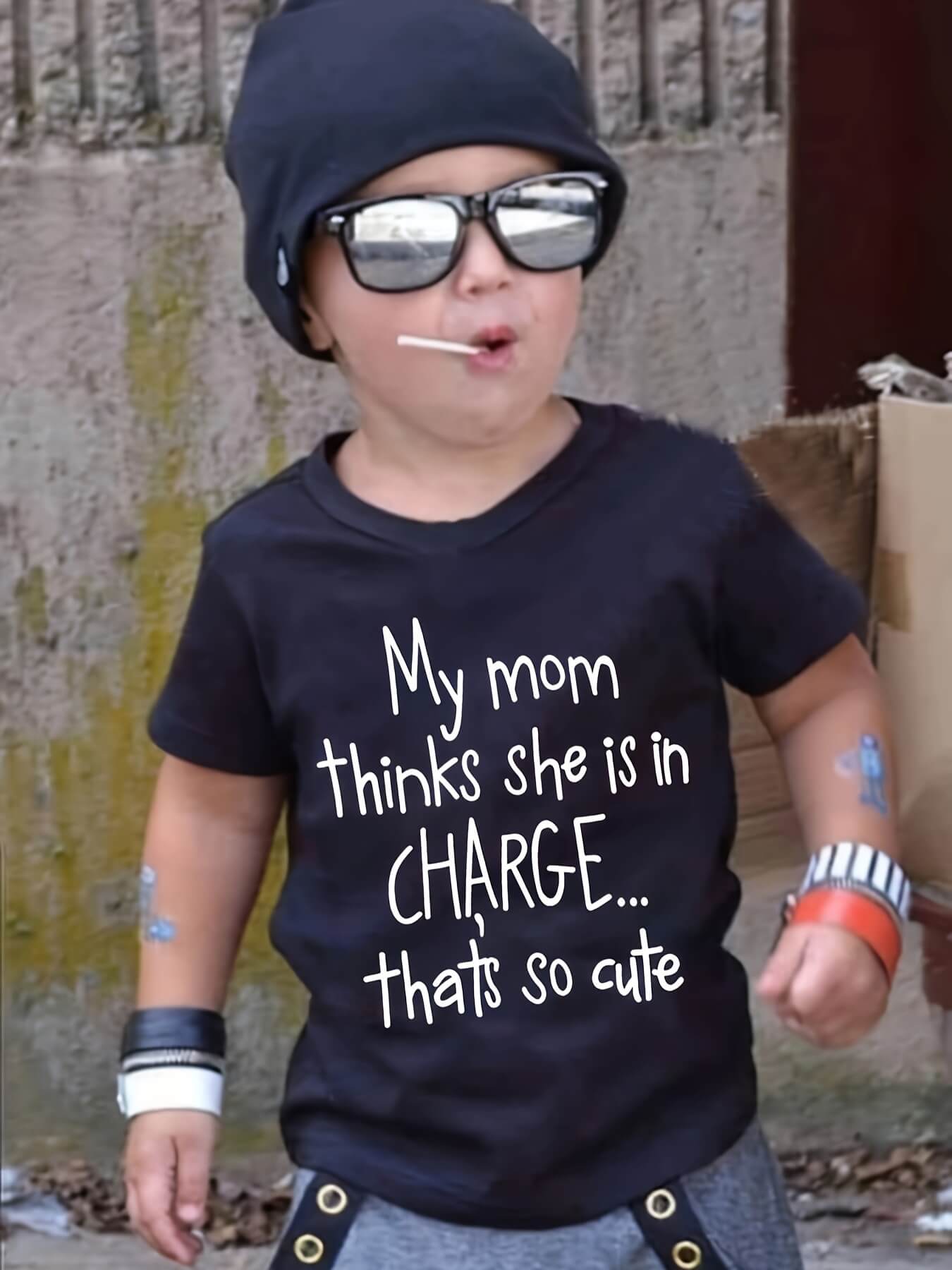 Mom Thinks She's in Charge T-Shirt