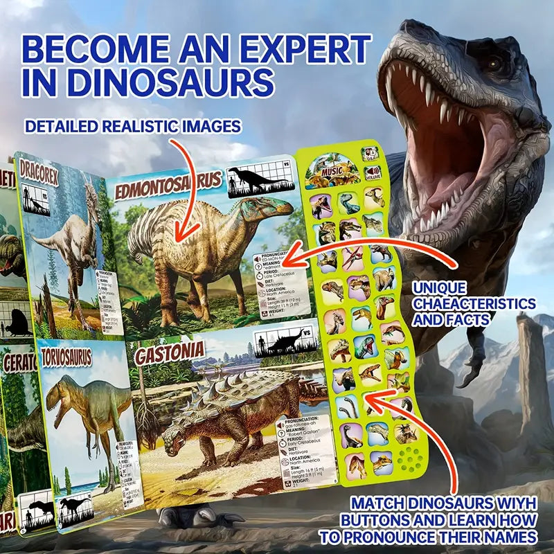 Interactive Dinosaur Study Book