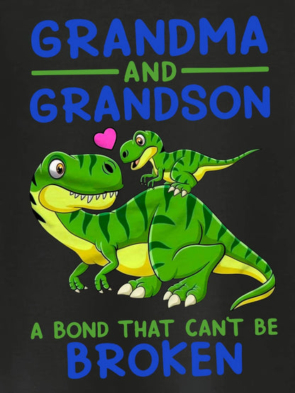 Dino Grandma & Granson Bond T-Shirt