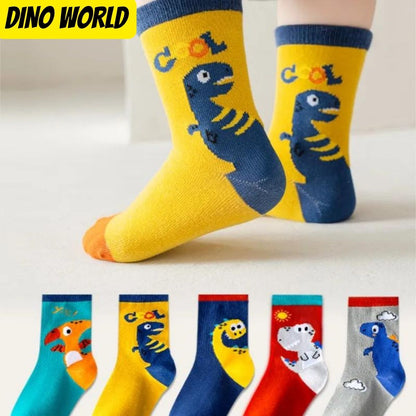 Happy Dino Socks (5 Pairs)