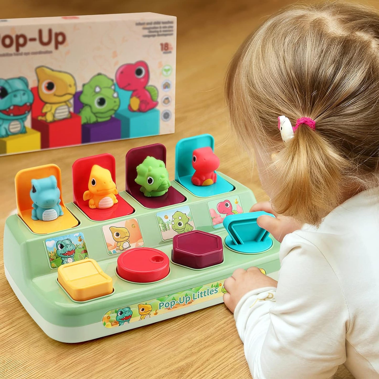 Pop-Up Dino Pals Educational Toy