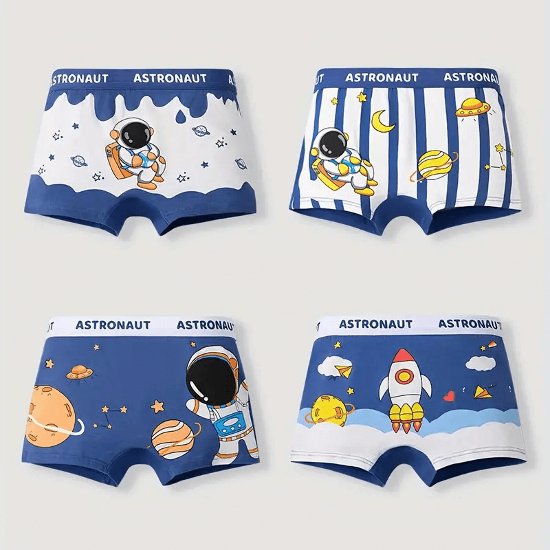 Astronaut Boxer Briefs (Pack of 4)
