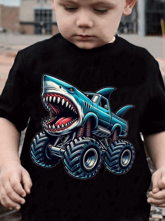Shark Monster Truck T-Shirt