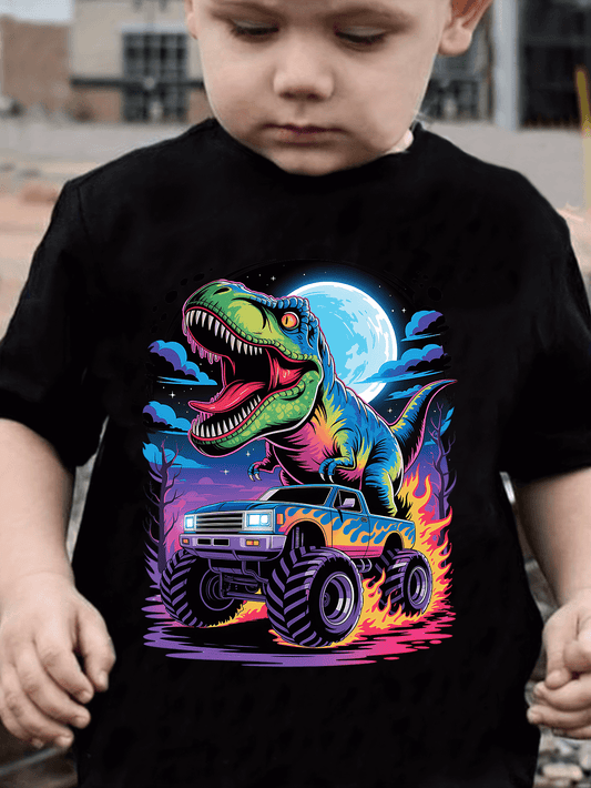 T-Rex Monster Truck Rider T-Shirt