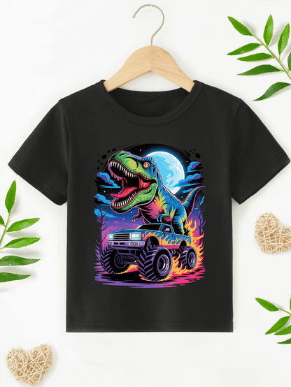 T-Rex Monster Truck Rider T-Shirt