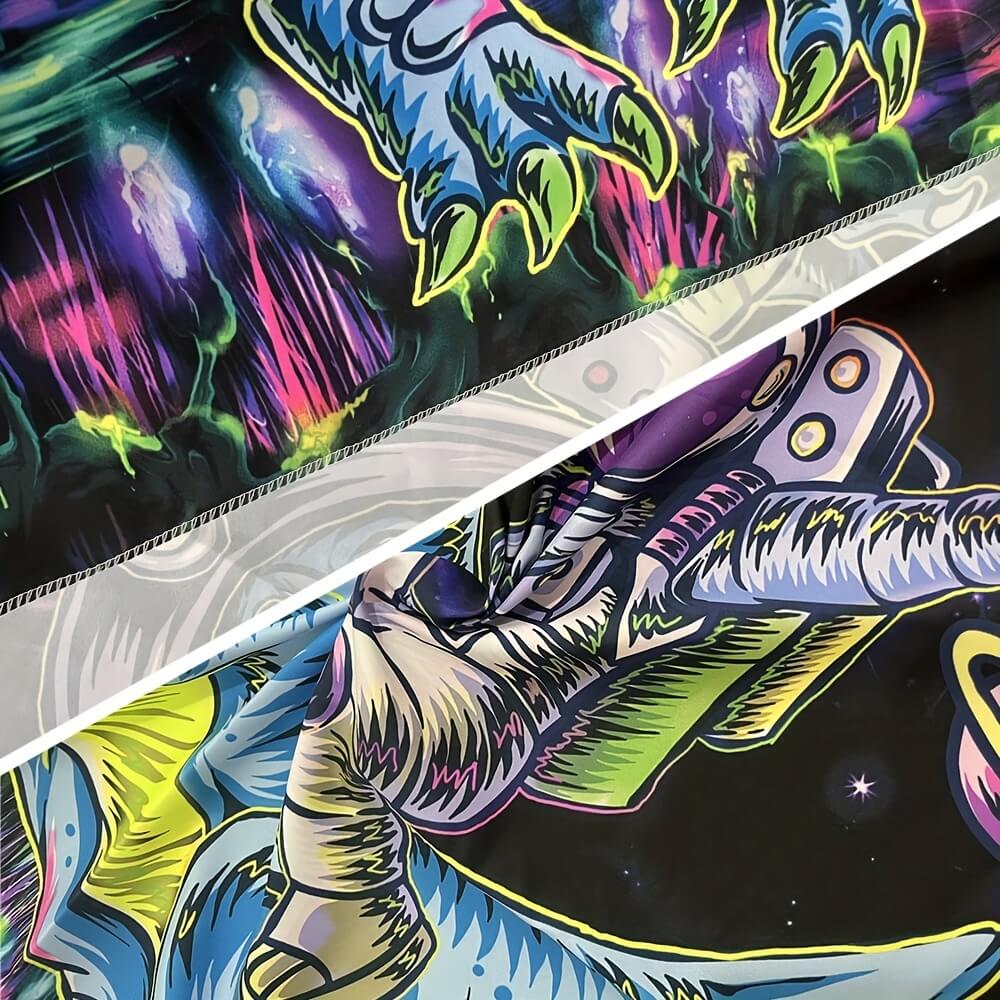 Astro Dino Blacklight Tapestry