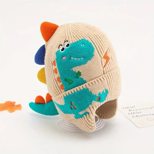 3D Dinosaur Beanie (2-7 years)