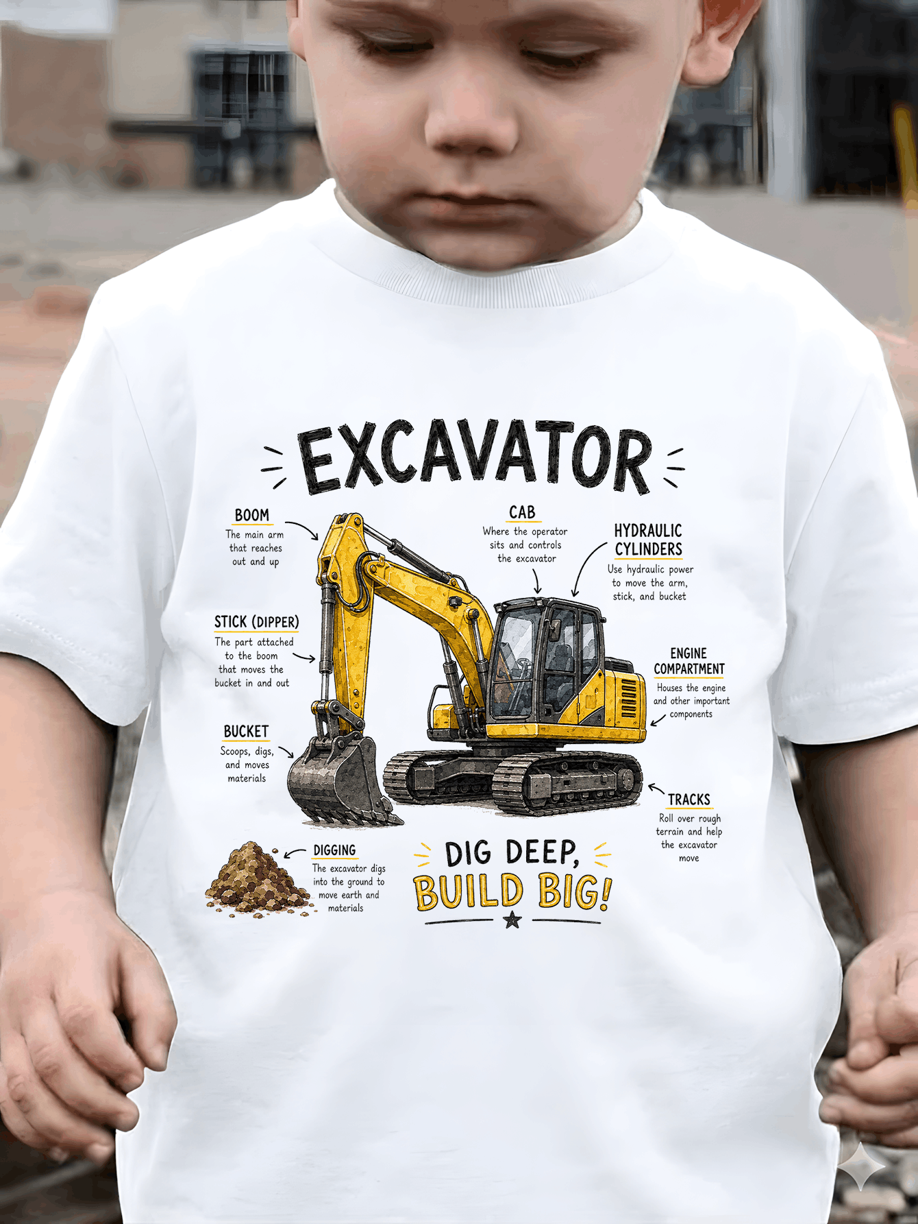 Excavator Guide T-Shirt