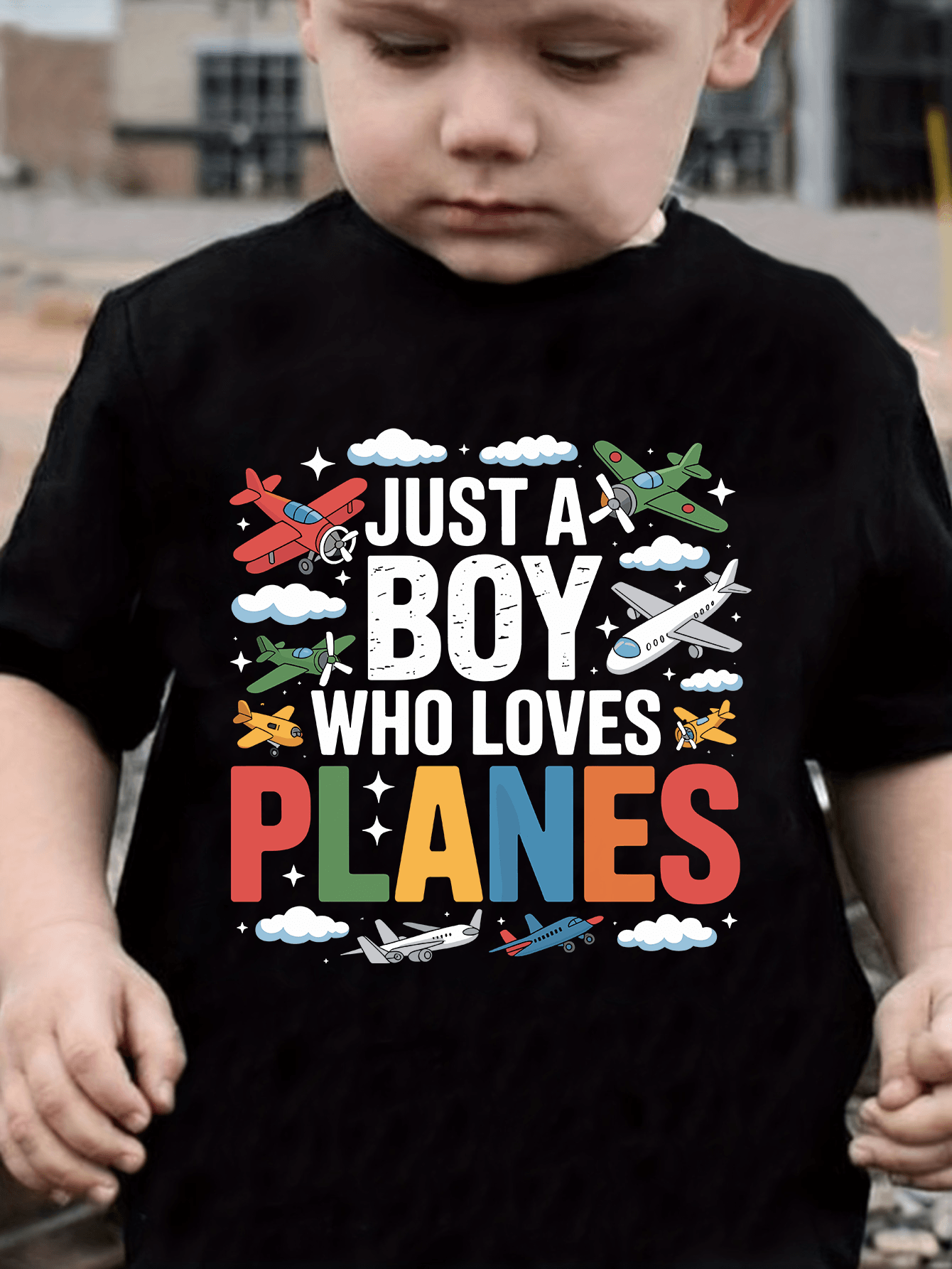 Just a Boy Who Loves Planes T-Shirt