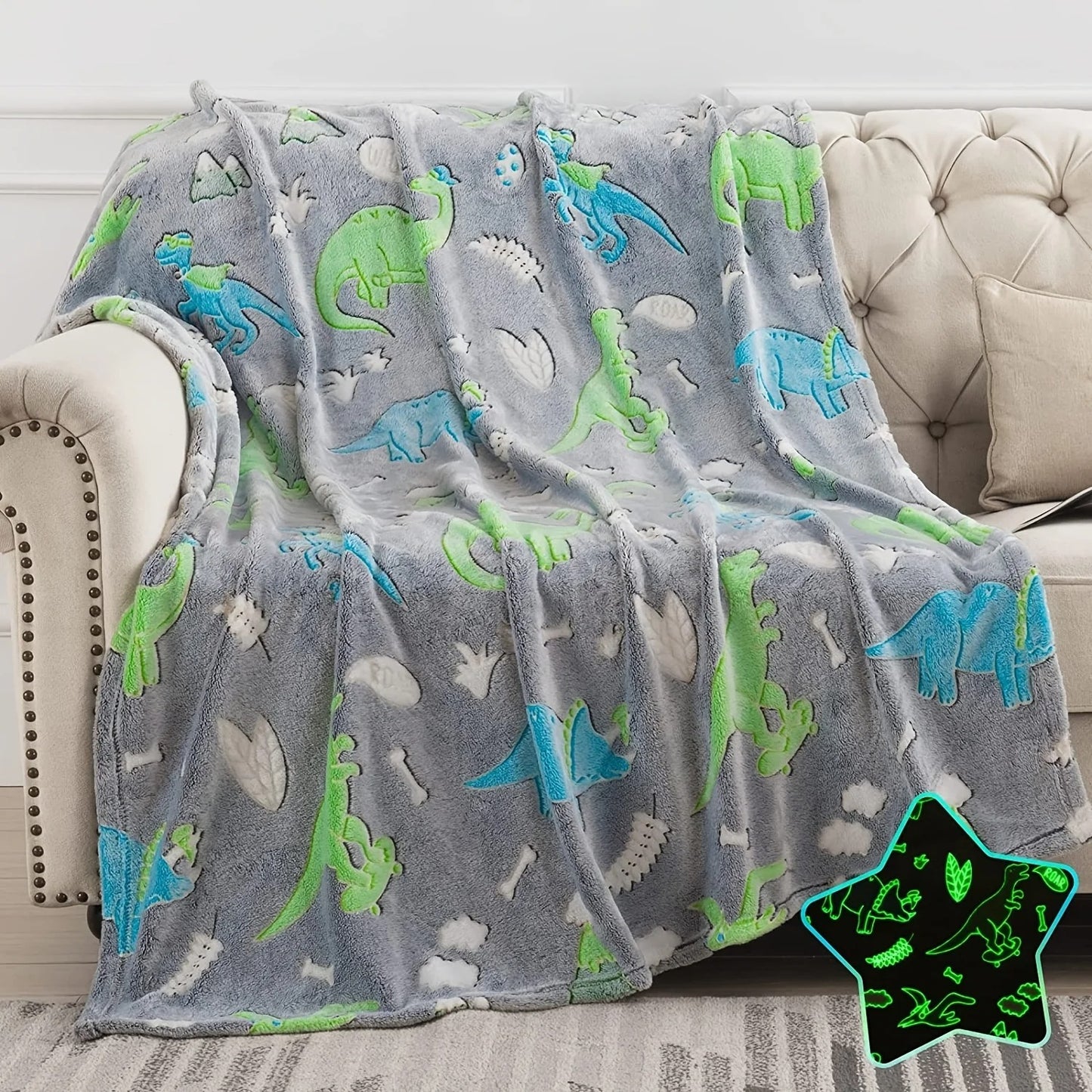 Dino Glow Blanket