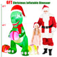 6ft Inflatable Christmas Dinosaur