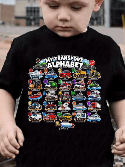 My Transport Alphabet T-Shirt