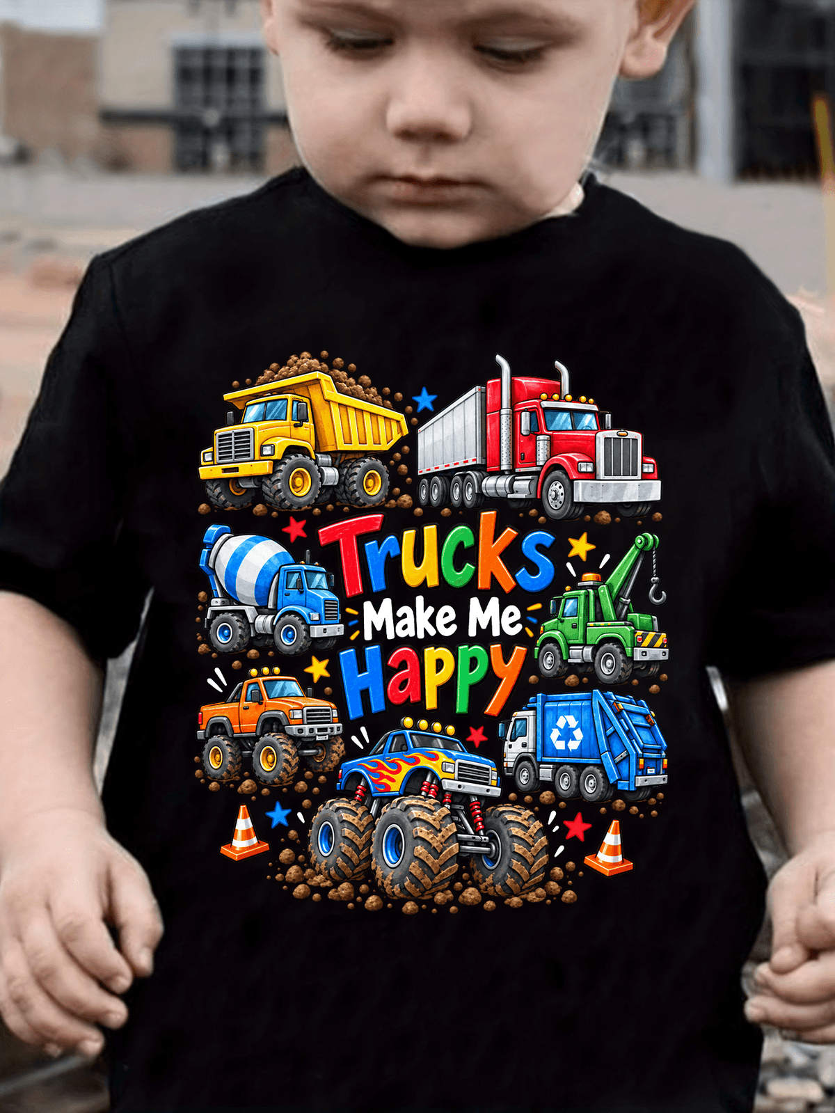 Trucks Make Me Happy T-Shirt