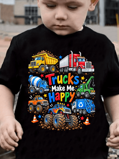 Trucks Make Me Happy T-Shirt
