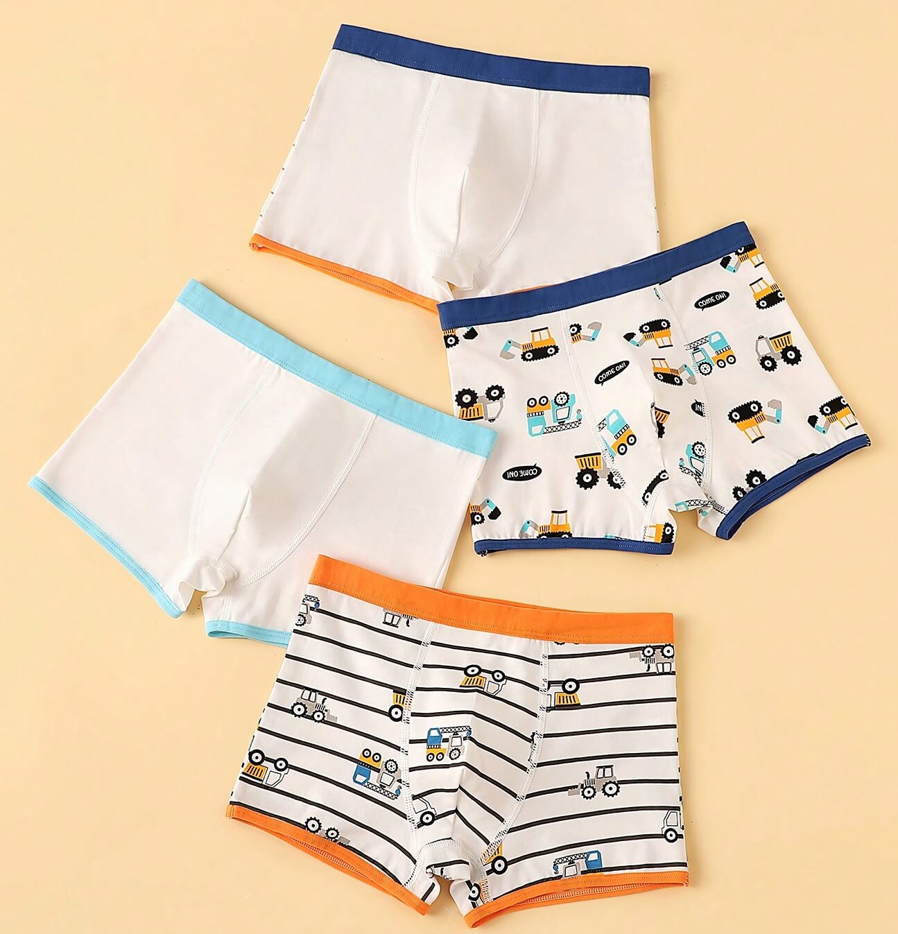 Vehicle Joy Boxer Briefs (4-Pack)