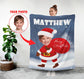 Personalized Santa Claus Blanket