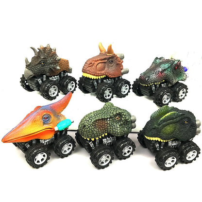 Mini Pull Back Dinosaur Cars (Pack of 6)