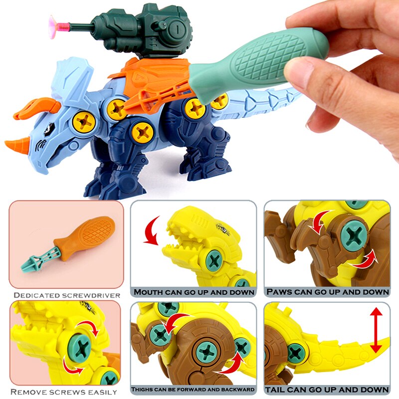 DIY Take Apart Dinosaurs Set