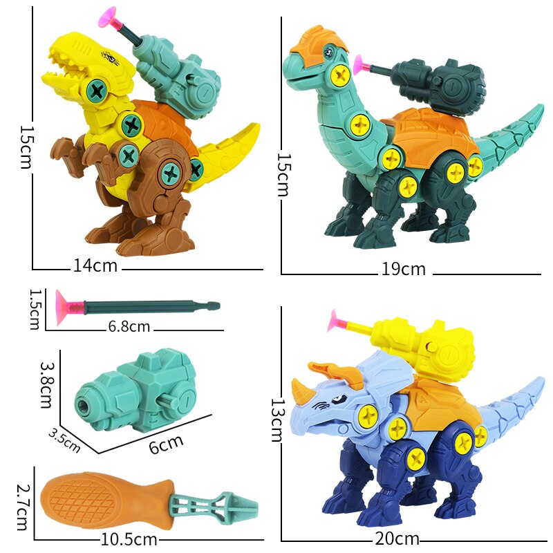 DIY Take Apart Dinosaurs Set