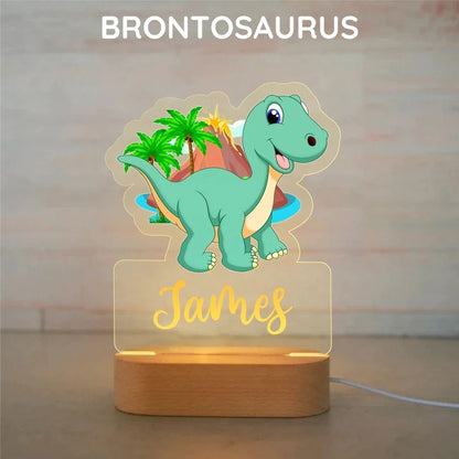 Personalized Dinosaur Nightlight