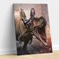 Personalized Grandparent & Grandchild Dinosaur Portrait