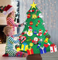 DIY Felt Christmas Tree with Ornaments