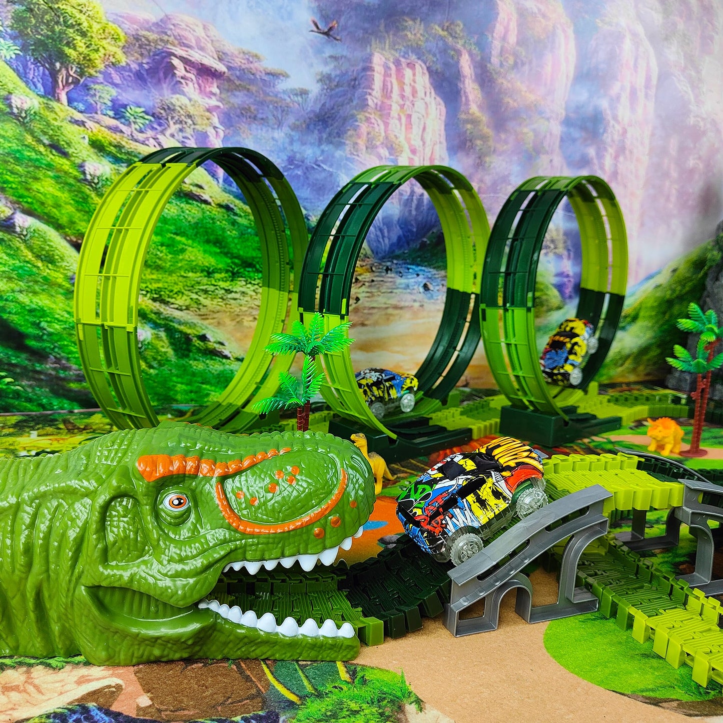 The Ultimate Dino 360 Track Set™ (3 Loops Edition)