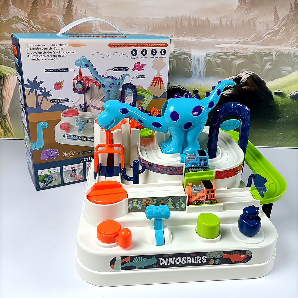 Dinosaur Adventure Train Playset