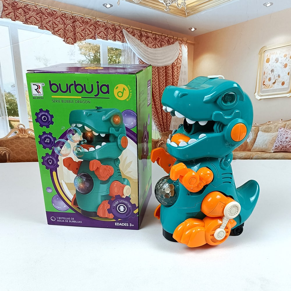 Dinosaur Bubble Machine LED Toy