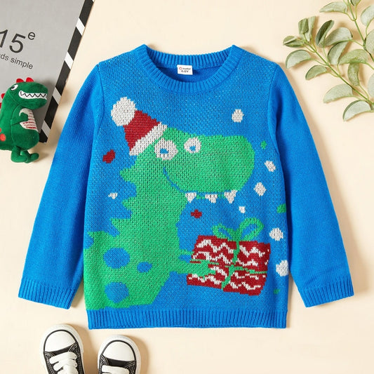 Dinosaur Christmas Sweater