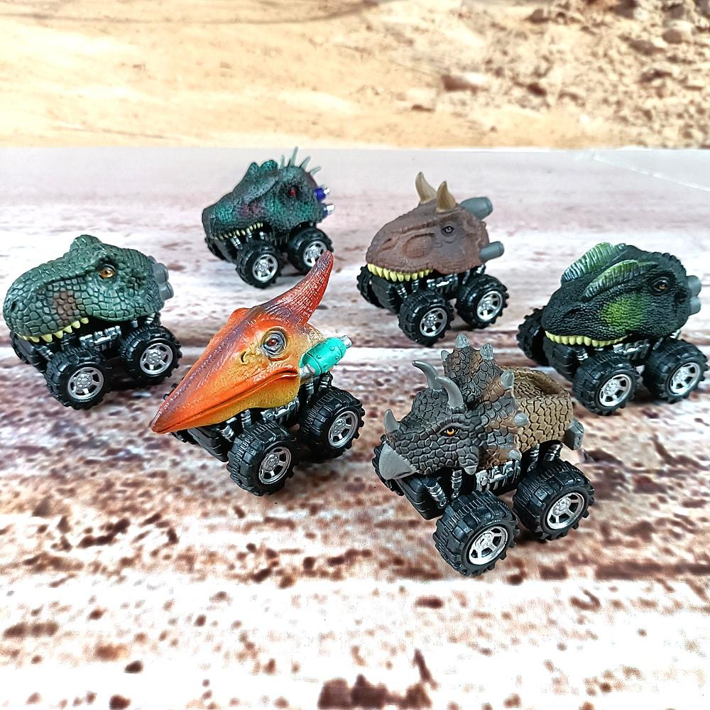 Mini Pull Back Dinosaur Cars (Pack of 6) – KiddlyCuddly