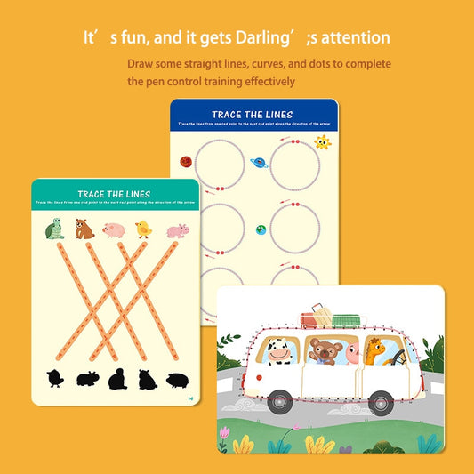 Draw the Line Wipe Clean Activity Book