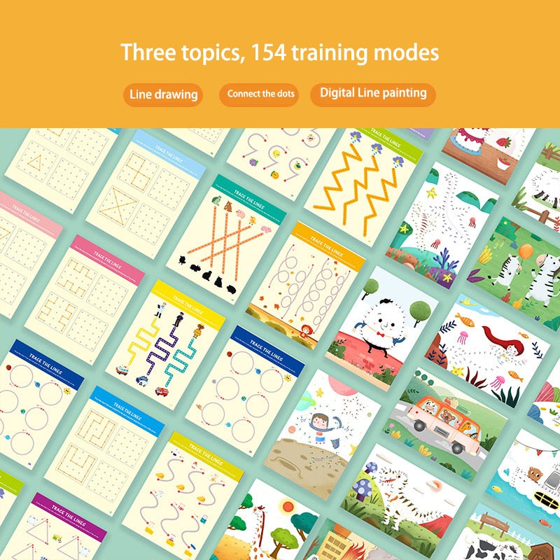 Draw the Line Wipe Clean Activity Book