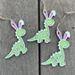 Personalized Dinosaur Easter Basket Tag