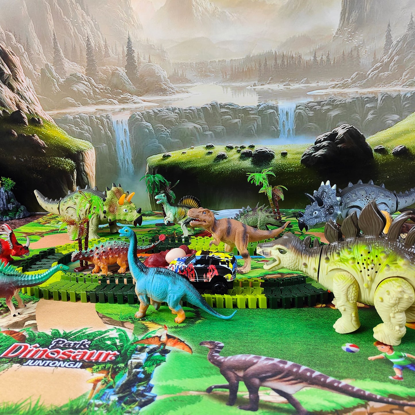 The Ultimate Dino World Track Set™ (with Track Set & Car)