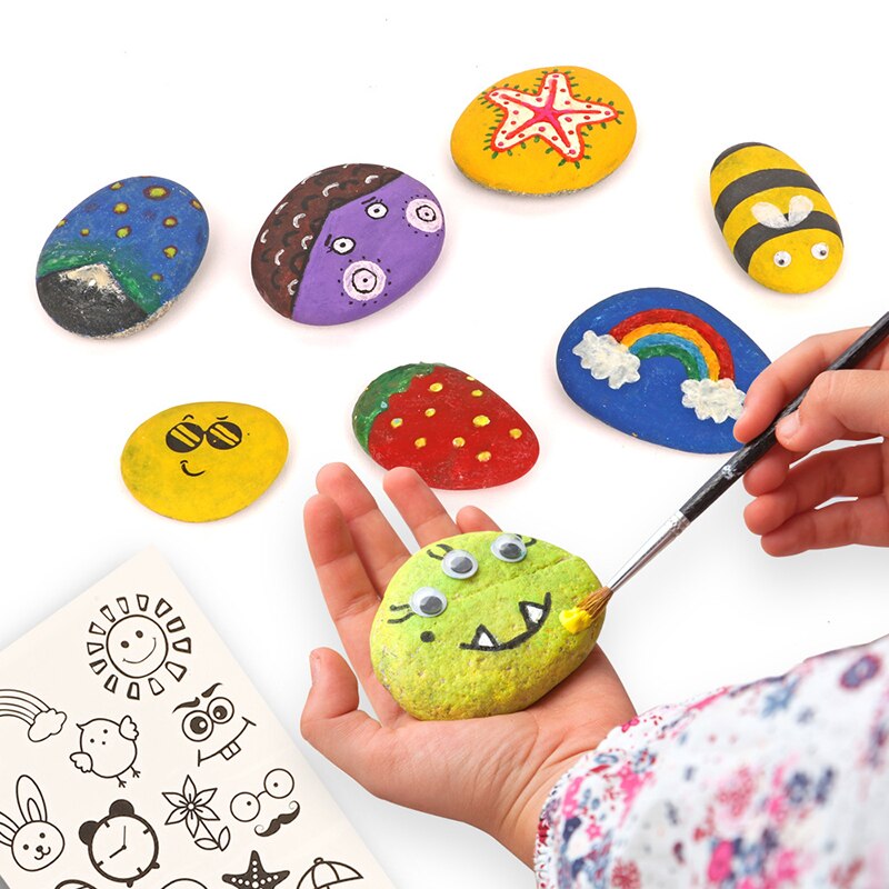 DIY Rock Painting Kit for Kids – KiddlyCuddly