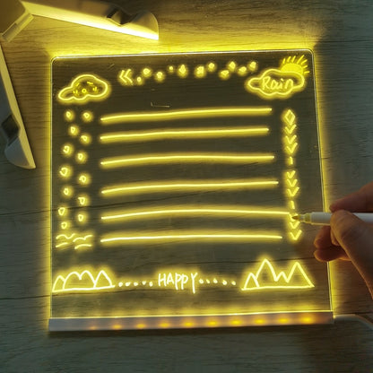 Light-Up Acrylic Dry Erase Board